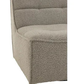 Fotel obrotowy Swivel Bouclé  83 cm taupe