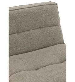 Fotel obrotowy Swivel Bouclé  83 cm taupe