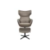Fotel obrotowy VOGUE welwet taupe