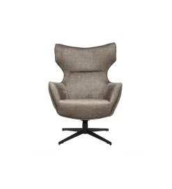Fotel obrotowy VOGUE welwet taupe