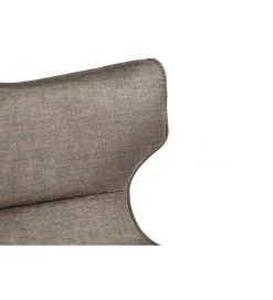 Fotel obrotowy VOGUE welwet taupe