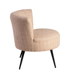 Fotel OSOI 71 cm tapicerowany marmurkowy