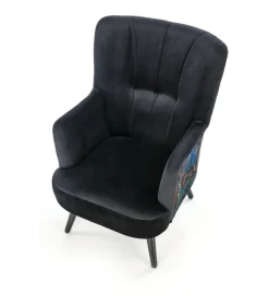 Fotel PAGONI czarny