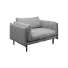 Fotel POLA 126 cm szary