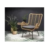 Fotel rattanowy ogrodowy IKARO naturalny