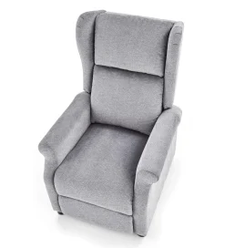Fotel rozkładany AGUSTIN 75 cm szary