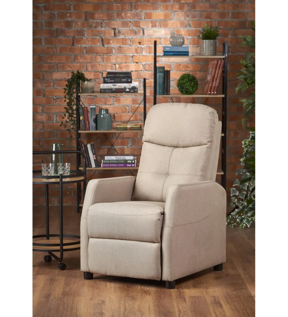 Fotel rozkładany FELIPE 64 cm beżowy