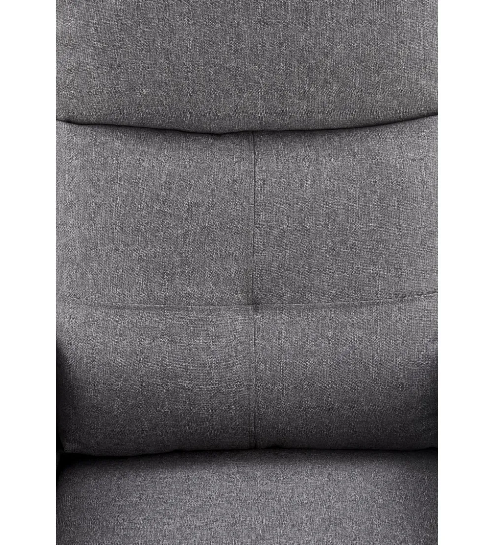 Fotel rozkładany FELIPE 64 cm szary