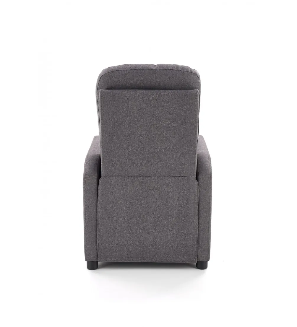 Fotel rozkładany FELIPE 64 cm szary