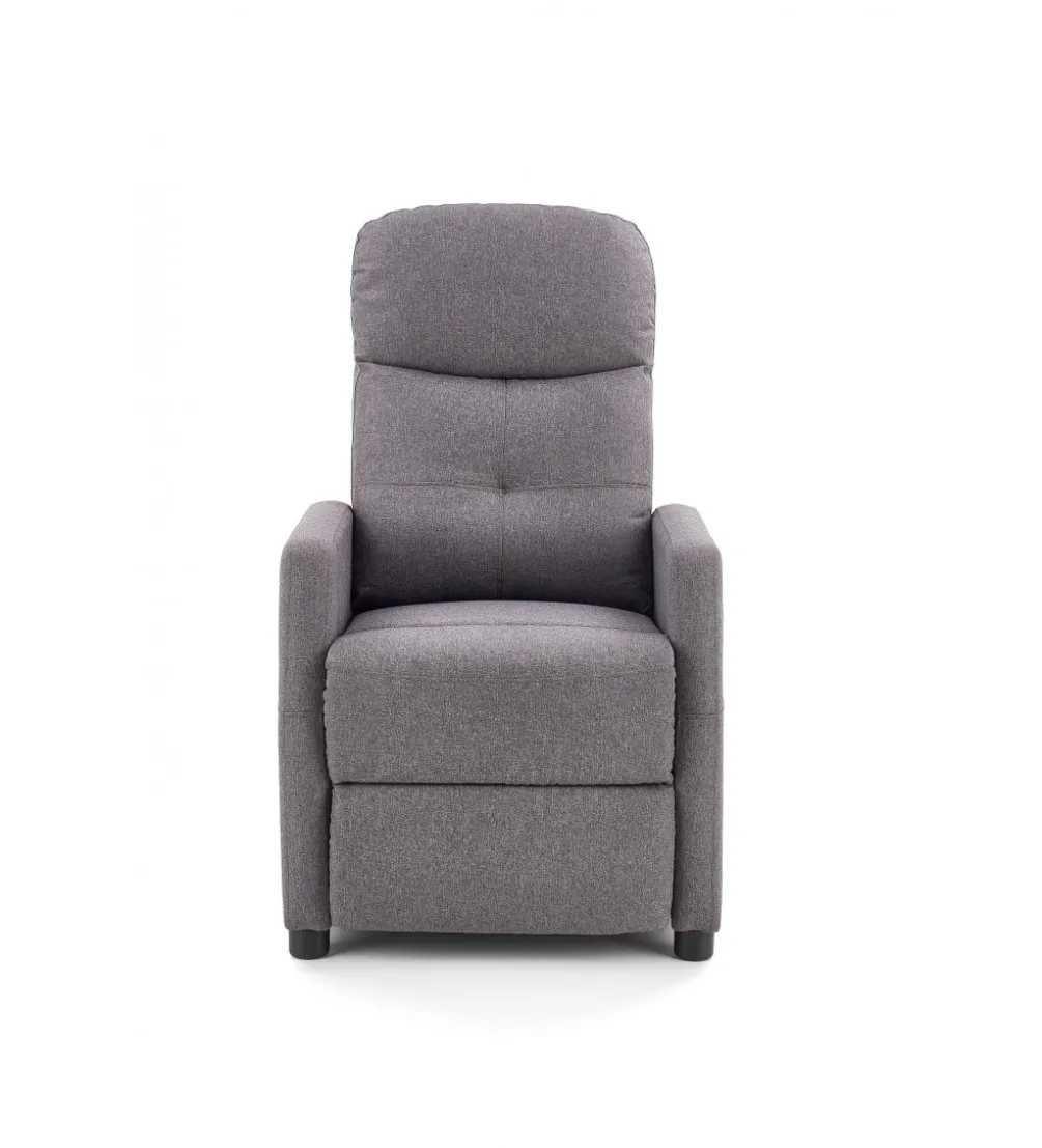 Fotel rozkładany FELIPE 64 cm szary