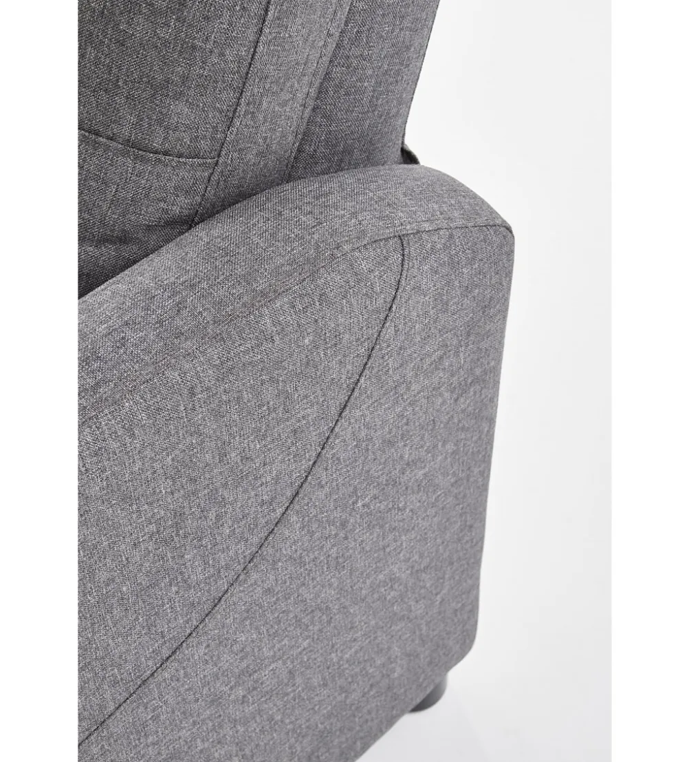 Fotel rozkładany FELIPE 64 cm szary