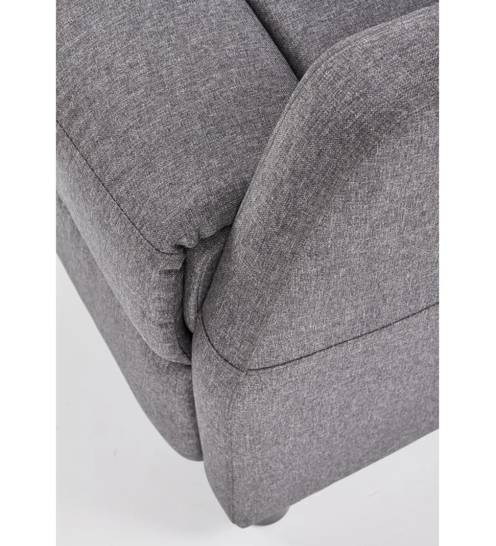 Fotel rozkładany FELIPE 64 cm szary