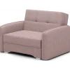 Fotel rozkładany LAINE 102 cm Poco 101 różowy