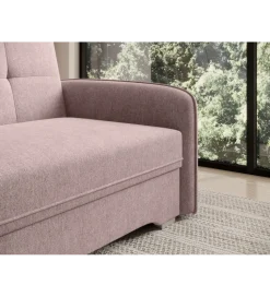 Fotel rozkładany LAINE 102 cm Poco 101 różowy