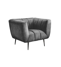 Fotel Scarlett 106 cm szary
