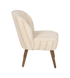 Fotel STRIMERS 73 cm miodowy w paski