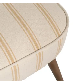 Fotel STRIMERS 73 cm miodowy w paski