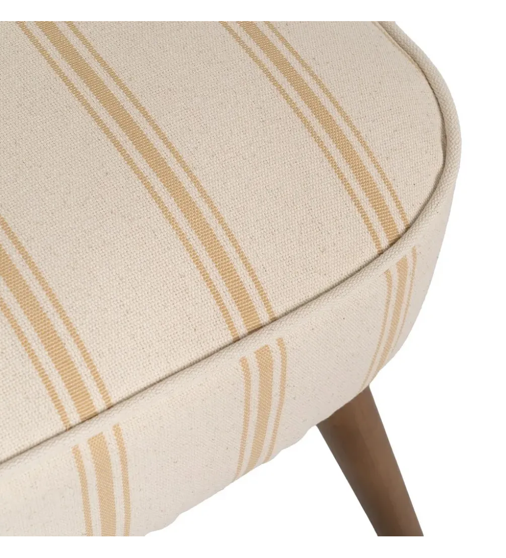 Fotel STRIMERS 73 cm miodowy w paski