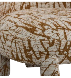 Fotel UPKE 76 cm szary brązowy