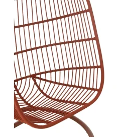 Fotel wiszący EGGA 195 cm czerwony