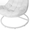Fotel wiszący POLE DIDO 192 cm rattan biali