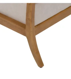 Fotel ZABERMA 88 cm naturalny biały