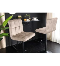 Hoker MODENA od 92 cm do 115 cm 360 stopni obrotu welwet champagne beżowy