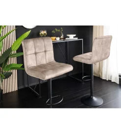 Hoker MODENA od 92 cm do 115 cm 360 stopni obrotu welwet champagne beżowy