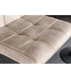 Hoker MODENA od 92 cm do 115 cm 360 stopni obrotu welwet champagne beżowy