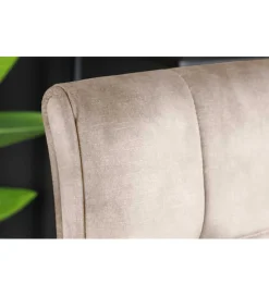 Hoker MODENA od 92 cm do 115 cm 360 stopni obrotu welwet champagne beżowy
