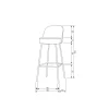 Hoker VOGUE 80 cm welwet