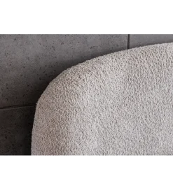 Łóżko ART DECO 180 x 200 cm bouclé beżowe