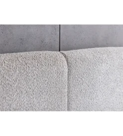 Łóżko ART DECO 180 x 200 cm bouclé beżowe