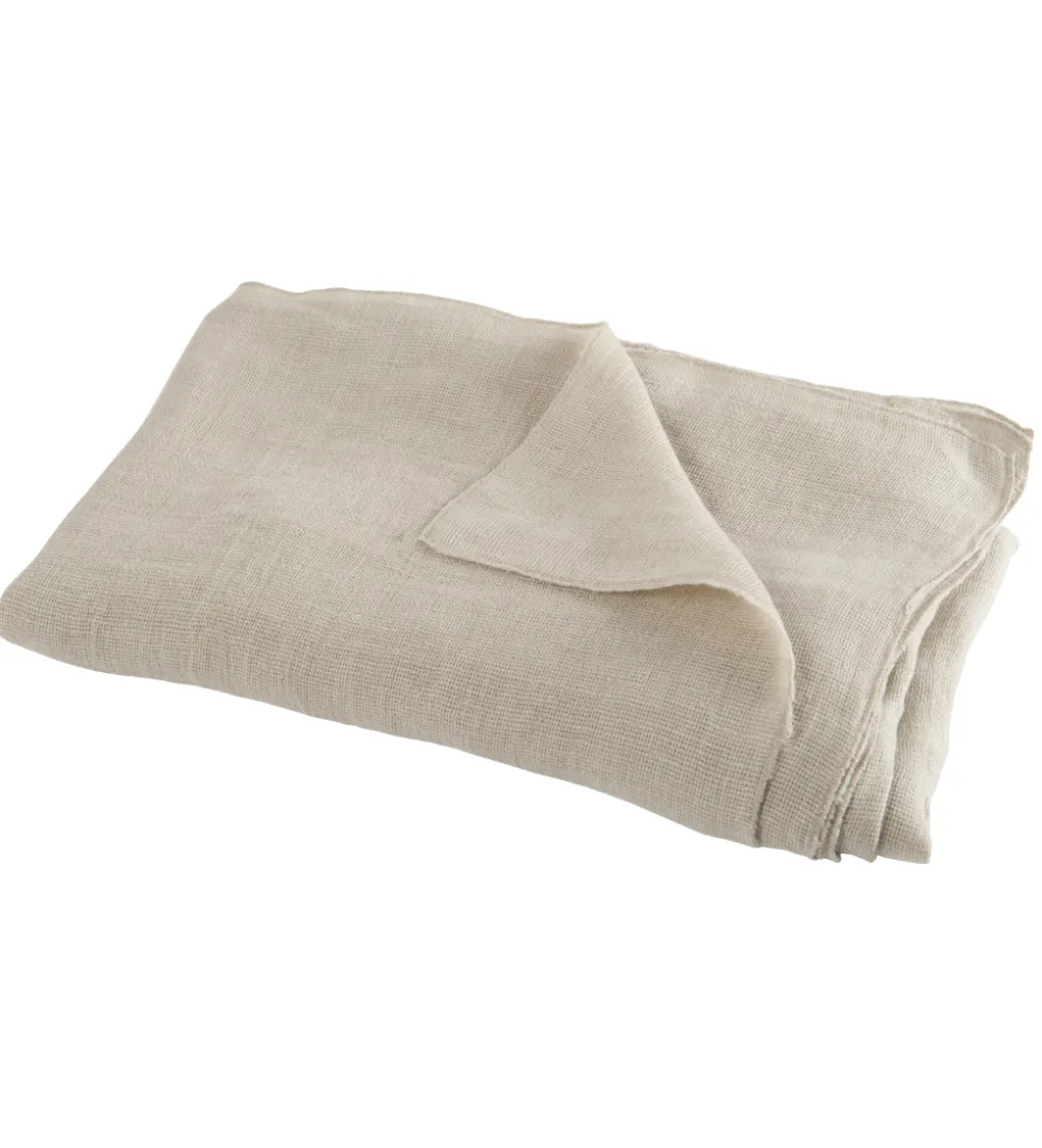 Koc Ivory Lniany 150 cm x 200 cm