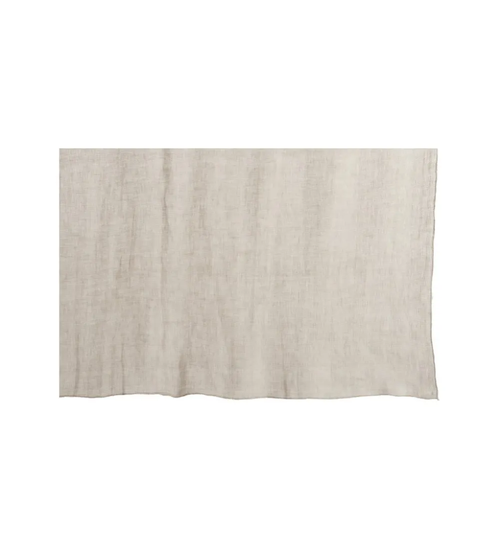 Koc Ivory Lniany 150 cm x 200 cm