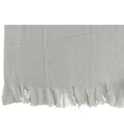 Koc z frędzlami Fringers 130 cm x 180 cm szary
