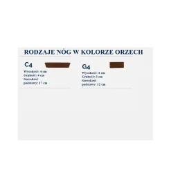 Łóżko Catherine w różnych wymiarach i kolorach do wyboru