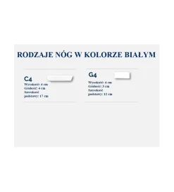 Łóżko Clarise w różnych rozmiarach oraz kolorach do wyboru