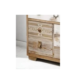 Komoda AFYR 80 cm drewno świerkowe