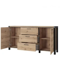 Komoda AKTIV 180 cm w optyce dąb Taurus