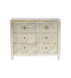 Komoda ALHAMBRA 107 cm srebrna