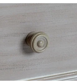 Komoda ALIEY 80 cm drewno jodła jasny brąz