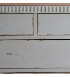 Komoda ALIEY 115 cm drewno jodła kremowy