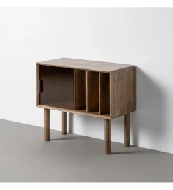 Komoda AMY 80 cm drewno kauczuk