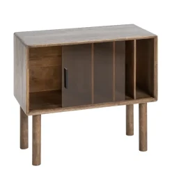 Komoda AMY 80 cm drewno kauczuk