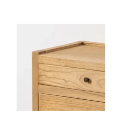 Komoda ATARNO 65 cm drewno mindi naturalna
