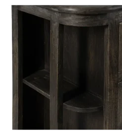 Komoda barek wyspa ISLA 155 cm drewno mango marumur