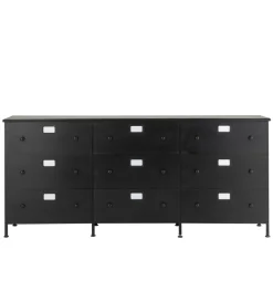 Komoda CADE 175 cm czarna