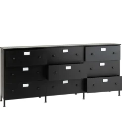 Komoda CADE 175 cm czarna