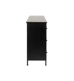 Komoda CADE 175 cm czarna